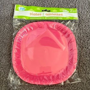 Angel of mine set of 2 pink plates NEW